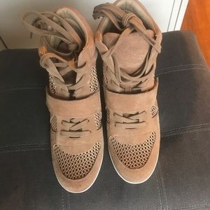 Ash Bowie Mixed Mesh Wedge Sneakers size 38